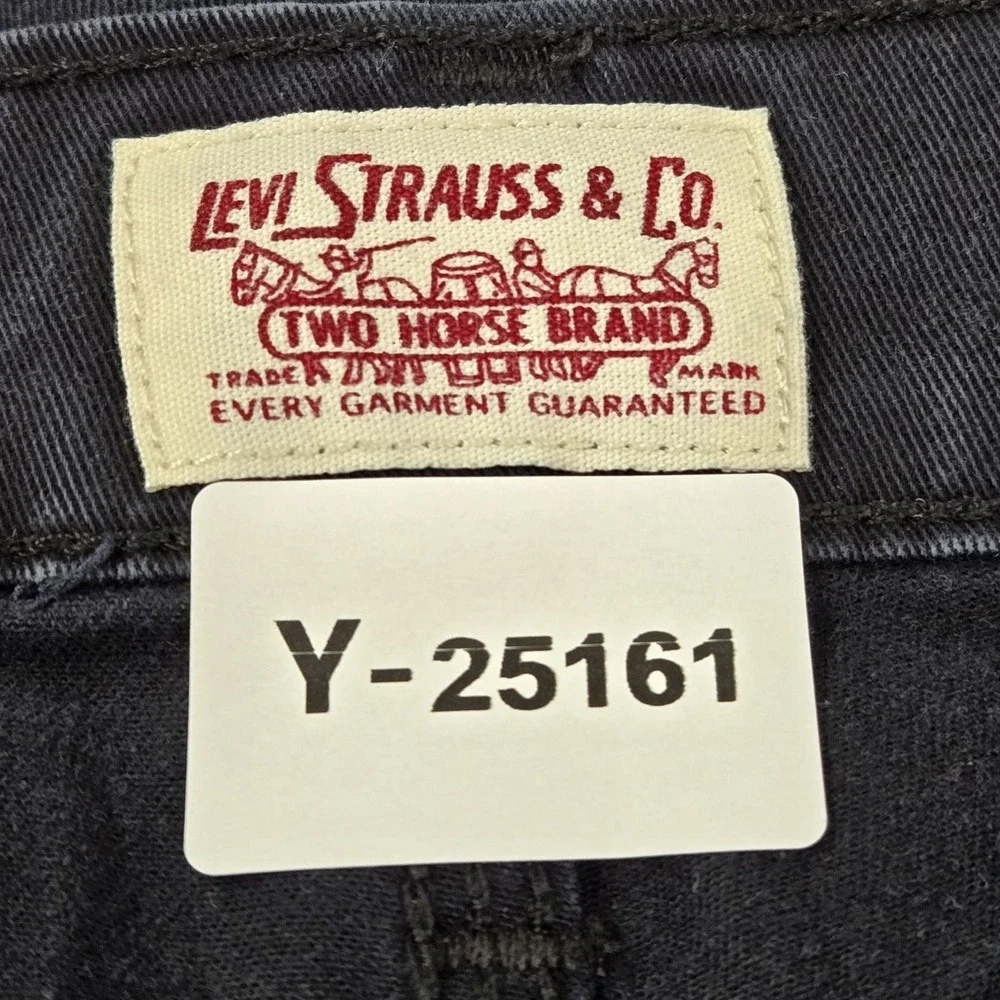 Levi's Men Pants 34X32 Black Workwear Twill All Season Tech 23